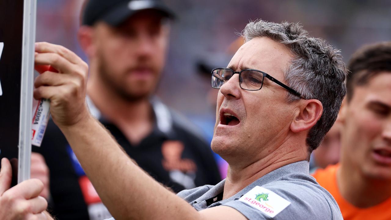 Leon Cameron is under huge pressure as GWS coach. Picture: James Elsby/AFL Photos via Getty Images