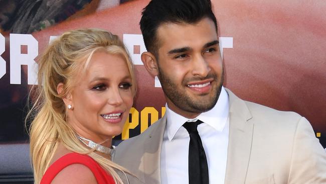 Britney Spears and her model husband Asghari are heading for a divorce after 14 months of marriage, Picture: AFP.