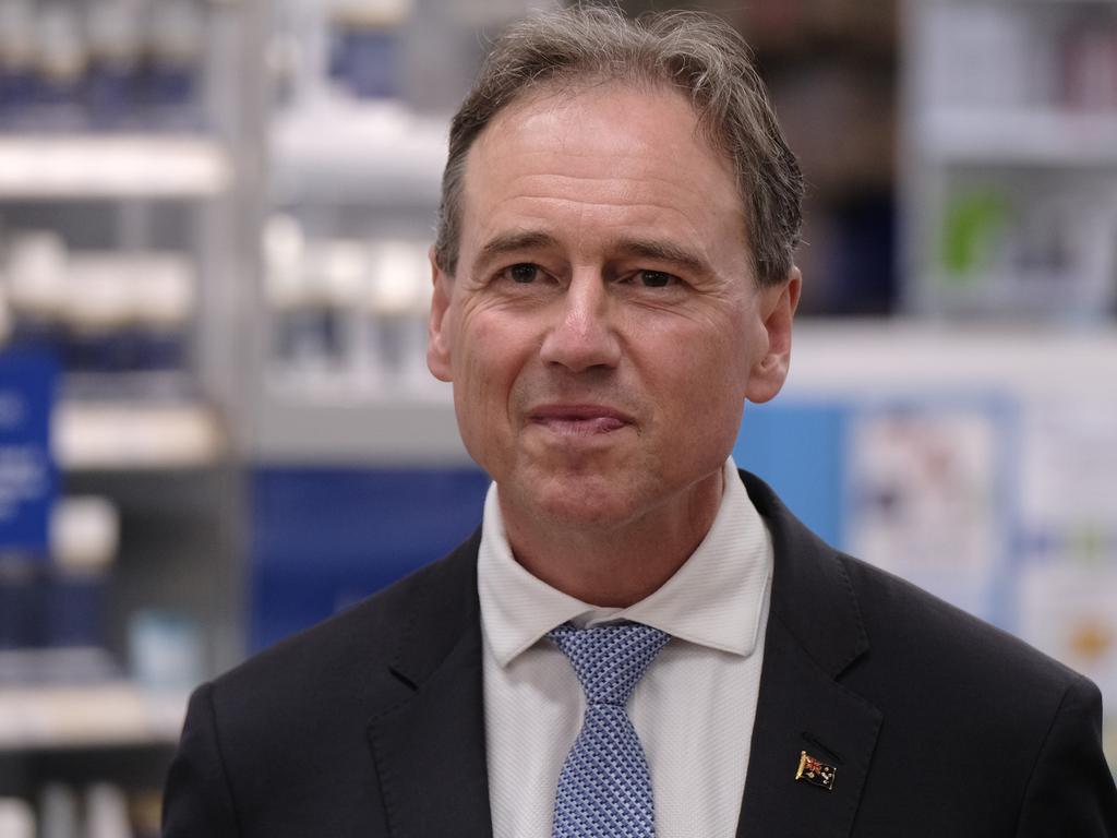 Greg Hunt MP, Minister for Health and Aged Care. Picture: NCA NewsWire / Luis Enrique Ascui