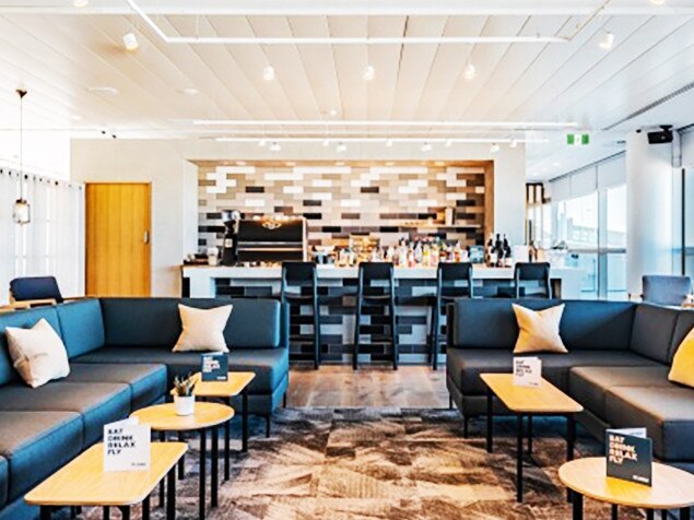 Virgin Australia’s Brisbane lounge reopened in November. Picture: Supplied