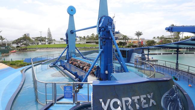 The Vortex will carry its first passengers on Monday. Picture: Glenn Hampson.