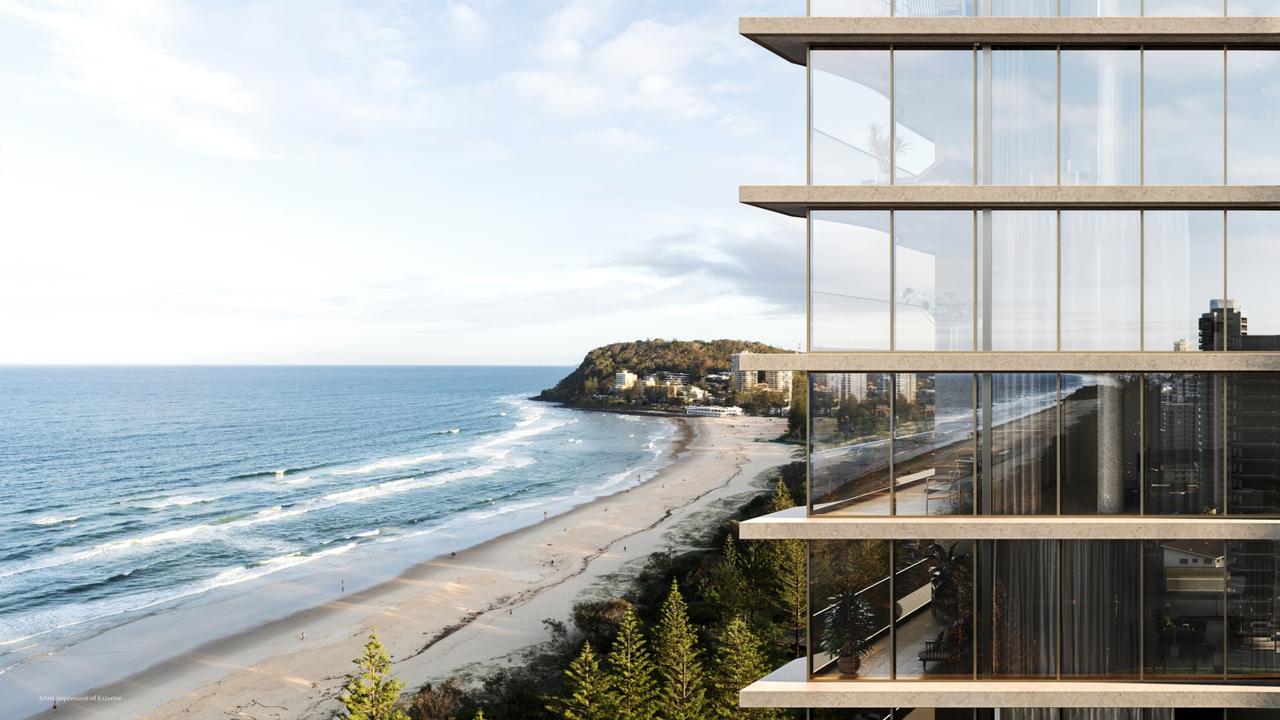 Artist impression of Spyre Group's $77m Natura Project at Burleigh Heads. Picture: Supplied