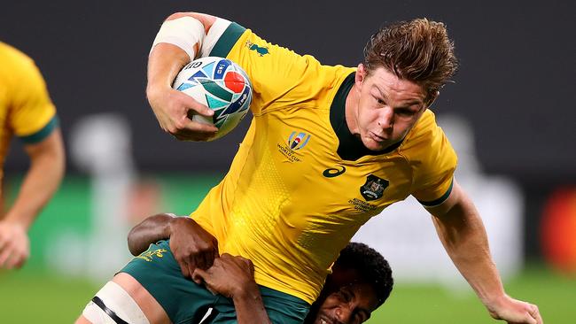 Michael Hooper was busy as every for Australia. Picture: Getty Images