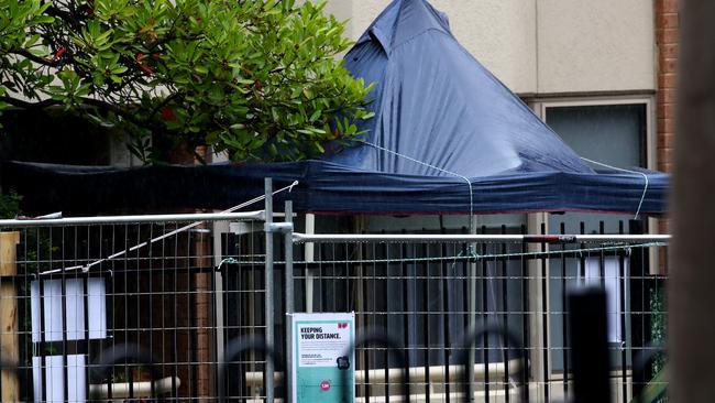 The woman became the fifth resident to die of the virus at Dorothy Henderson Lodge. Picture: Toby Zerna