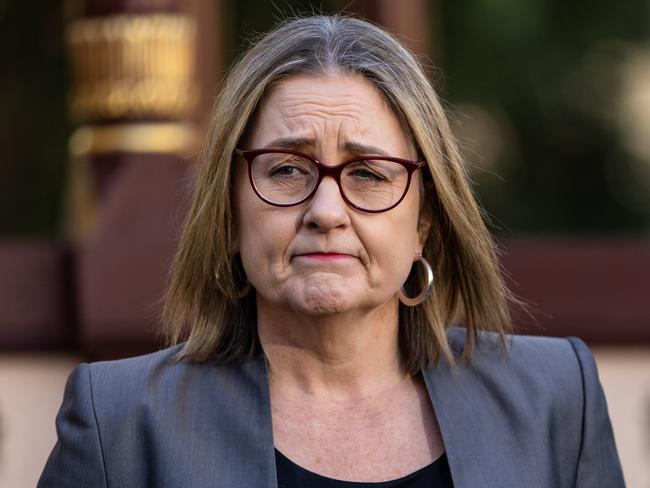 MELBOURNE, AUSTRALIA - NewsWire Photos - 28 MAY 2024: Victorian Premier Jacinta Allan speaks to the media during a press conference. Picture: NewsWire / Diego Fedele