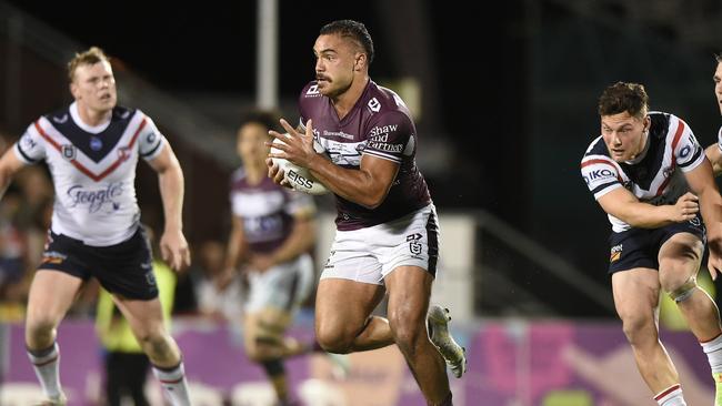 Dylan Walker has earned a new one-year deal at Manly – and had the Covid-19 vaccination. Picture: Getty