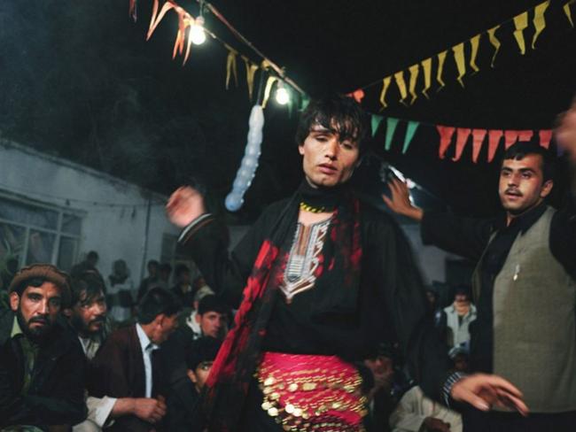 Afghanistan dancing boys are dressed as women and forced to dance for rich men who often sexually abuse them. Picture: Barat Ali Batoor