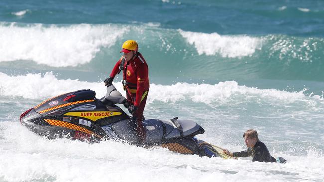 Official launch of the surf lifesaving season on the Gold Coast at Kurrawa beach. Picture: JERAD WILLIAMS