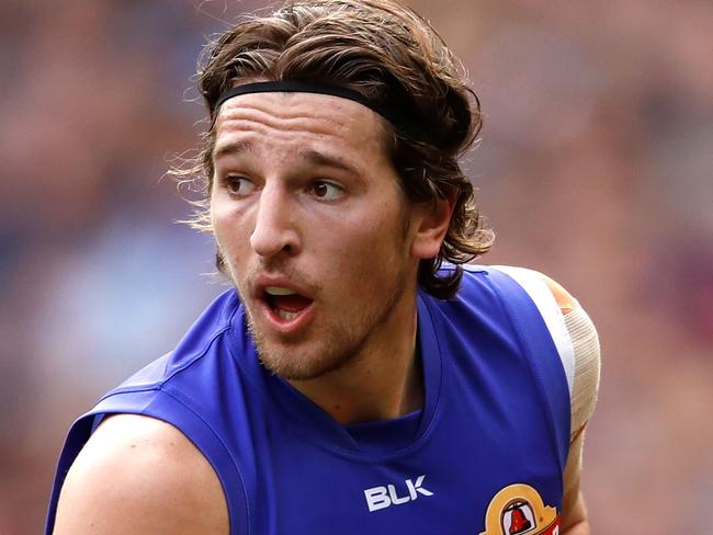 MELBOURNE, AUSTRALIA - OCTOBER 01: Marcus Bontempelli of the Bulldogs in action during the 2016 Toyota AFL Grand Final match between the Sydney Swans and the Western Bulldogs at the Melbourne Cricket Ground on October 01, 2016 in Melbourne, Australia. (Photo by Adam Trafford/AFL Media/Getty Images)