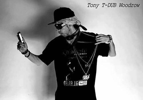 Gympie's infamous rapper T-Dub, aka Tony Woodrow. Picture: Contributed