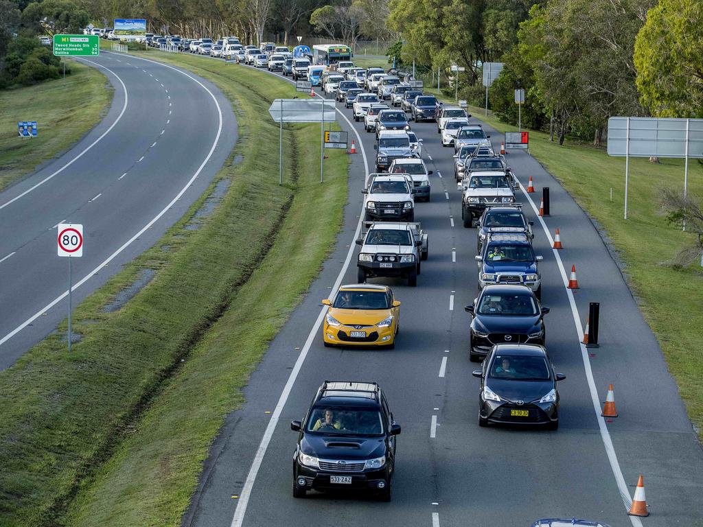 Queensland motorists are saving money at the bowser by checking prices on apps and websites. Picture: Jerad Williams