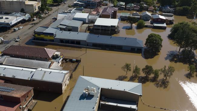 Lismore suffered a major flooding event, for the second time in a month. Picture: Brendan Beirne