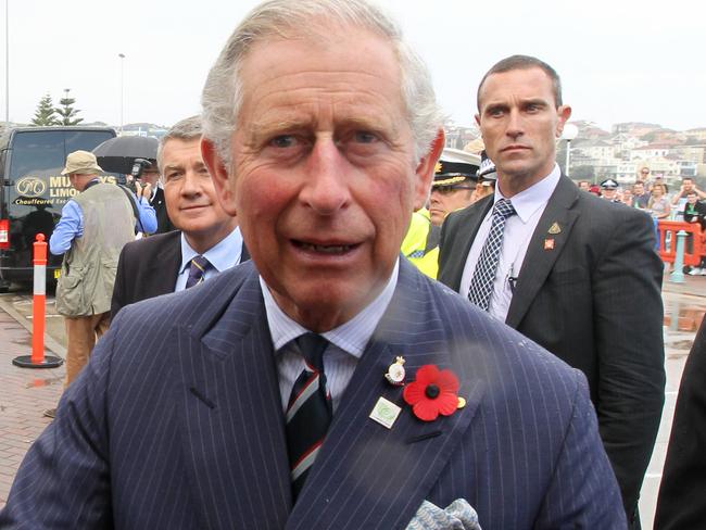 Prince Charles and Camilla visit Sydney. Prince of Wales visits Bondi Beach.