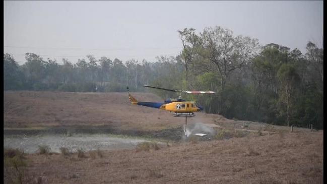 Water choppers refill in local dam