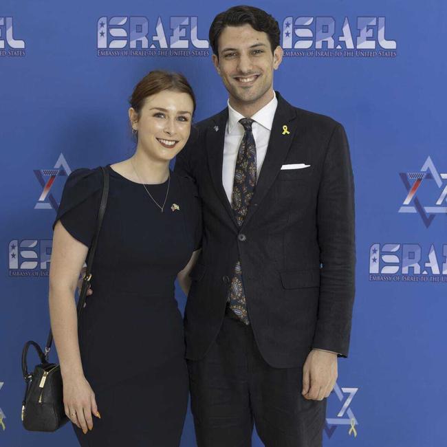Yaron Lischinsky, right, and Sarah Milgrim.