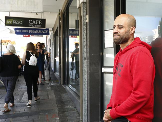 Jay Karanouh outside his "House of Vape" Vaping and E-cigarette shop on Great North Road Five Dock. Picture: John Appleyard