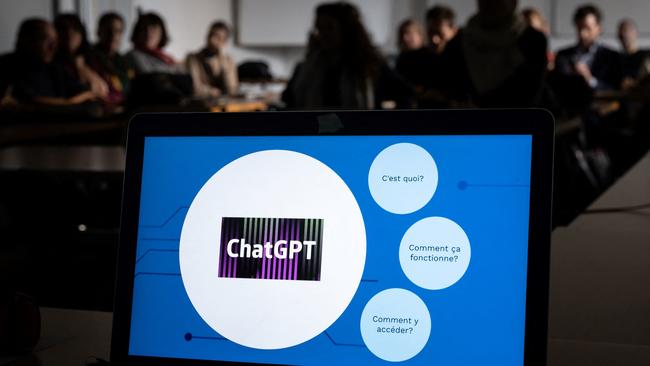 ChatGPT can provide students with answers capable of passing exam questions and outsmart anti-plagiarism software. Picture: Fabrice Coffrini / AFP.