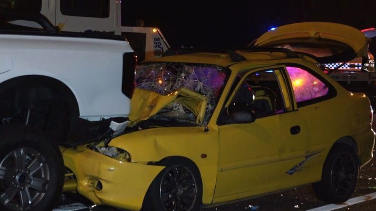 Jarryd Steven Aplin, 35, pleaded guilty to three charges after he and his partner were involved in a life-altering crash on the M1 at Arundel. Picture: Nine News.