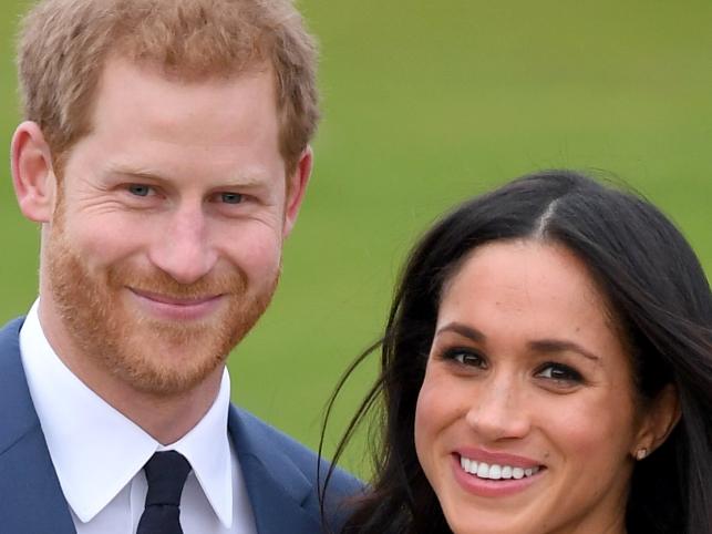 LONDON, ENGLAND - NOVEMBER 27:  Prince Harry and Meghan Markle attend an official photocall to announce the engagement of Prince Harry and actress Meghan Markle at The Sunken Gardens at Kensington Palace on November 27, 2017 in London, England.  Prince Harry and Meghan Markle have been a couple officially since November 2016 and are due to marry in Spring 2018.  (Photo by Karwai Tang/WireImage)