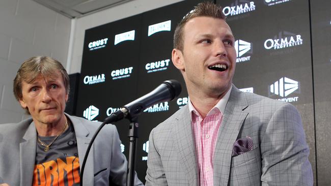 Crust wants a ‘pizza’ the Jeff Horn action. Picture: AAP