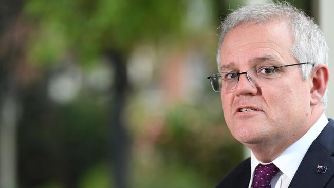 Scott Morrison says ‘the economy will come back to life very, very quickly’ once restrictions are lifted. Picture: Getty Images