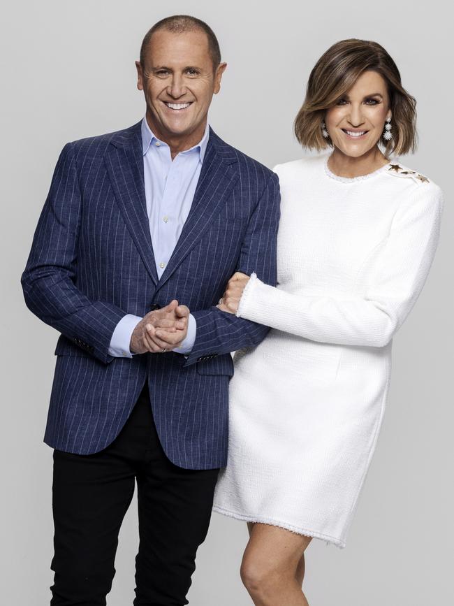 The Morning Show hosts Larry Emdur and Kylie Gillies.