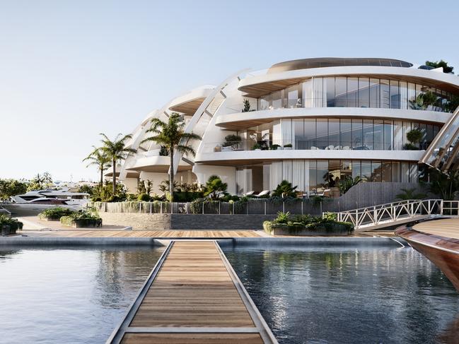 The Sovereign Collection is a $150 million project set to be built on the Gold Coast’s Sovereign Islands.