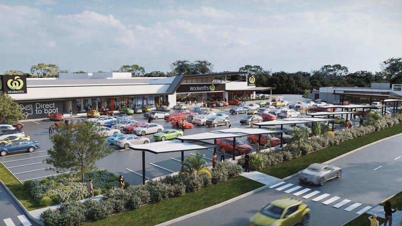 PROPOSED: A 4300 sqm neighbourhood shopping centre with a Woolworths and service station has been proposed to the Toowoomba Regional Council.