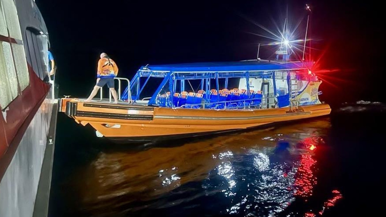 Sea Darwin, Sea Tiwi was part of the response after a ferry travelling between Darwin and the Tiwi Islands caught fire with 184 people on board, on Friday August 16.