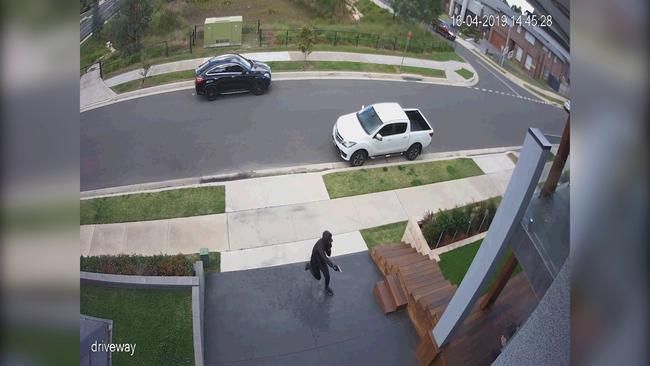 Police have raided homes across Sydney following an attempted shooting murder by two masked men in Caddens on Tuesday, April 16. The incident was captured on CCTV.