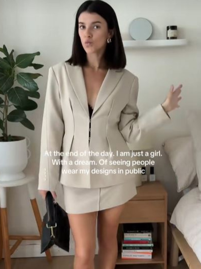 She was sick of fast fashion because the clothes just didn’t last. Picture: Instagram/MaddieLangshaw