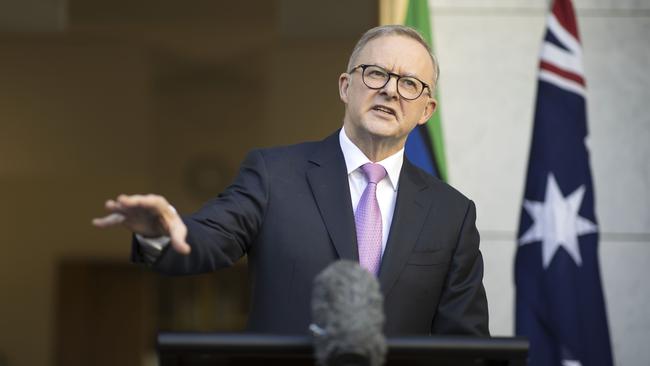 Prime Minister, Anthony Albanese spoke to media during a press conference in Parliament House in Canberra on August 3. Picture: NCA NewsWire / Gary Ramage