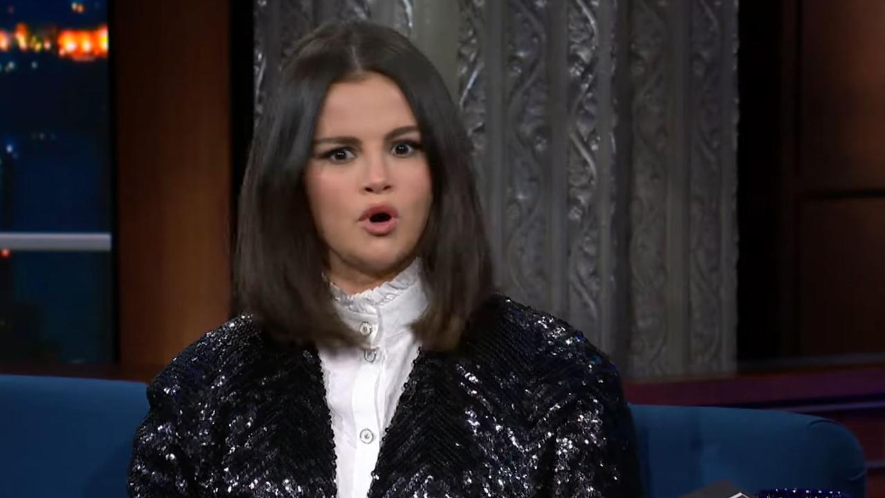 Selena Gomez was floored by talk show host Stephen Colbert’s interview question.