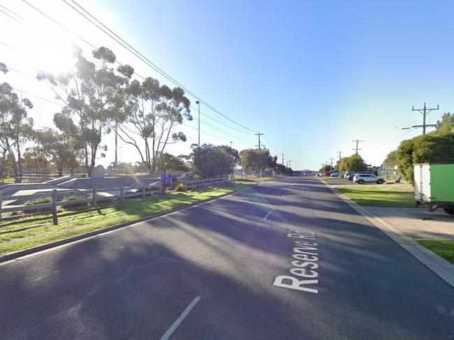 Police are investigating after vandals targeted a crash scene at Reserve Rd in Melton. Picture: Google Maps