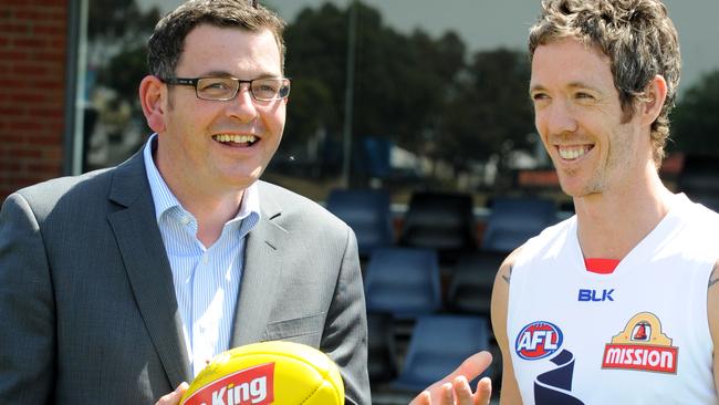 Daniel Andrews leads the News Corp footy tipping. Picture: Andrew Henshaw