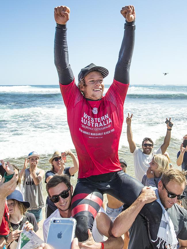 Reigning men’s world Champion John John Florence.