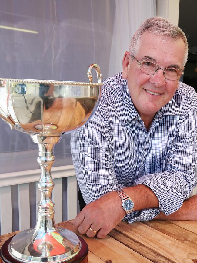 Cairns horse trainer Trevor Rowe. Picture: BRENDAN RADKE.