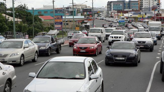 Gympie Rd carries 66,000 vehicles a day.