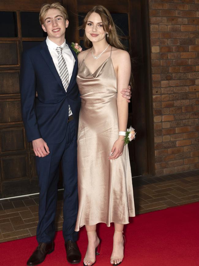 Toowoomba Grammar School senior formal held at Rumours. Joshua Doyle and Kodi Luscombe