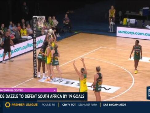 Diamonds dazzle to defeat South Africa by 19 points