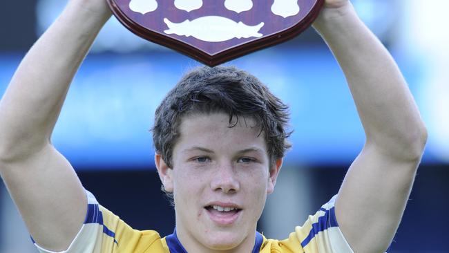 The 26-year-old will be hoping to once again be lifting the trophy after Sunday’s NRL grand final.