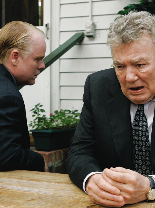 Philip Seymour Hoffman, left, and Albert Finney in Before The Devil Knows You're Dead. Picture: Supplied 