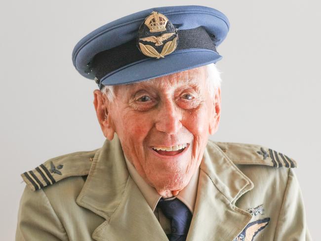 Surviving Bombing of Darwin veteran 101-year-old Brian Winspear is in Darwin for the 80th anniversary.Picture: Glenn Campbell