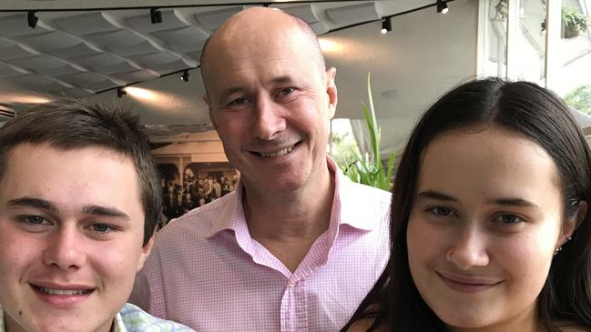 Sydney Investment banker Michael Clout had his life extended by five years thanks to a high cost drug Sprycel that will now be subsidised. Picture: Supplied