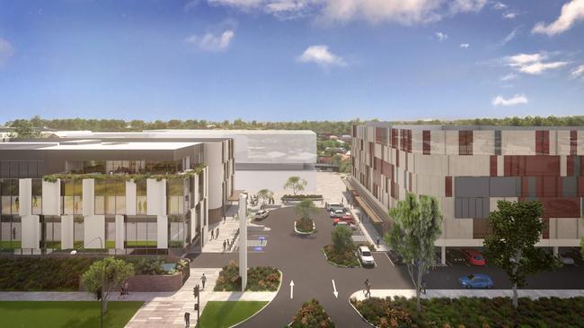 Artist's impression of $165 million healthcare precinct at Playford. Supplied by NorthWest Healthcare Properties Management