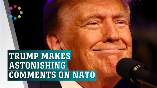 Donald Trump's astonishing comments on NATO