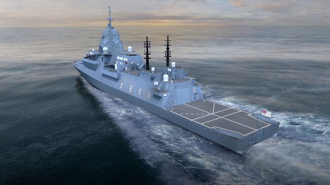 The Hunter-class anti-submarine warfare frigate program faces another cost blowout. Picture: BAE Systems Maritime Australia