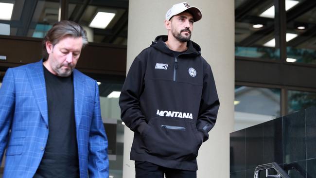 Marlion Pickett outside Perth Magistrates Court in June last year. Picture: NCA NewsWire /Philip Gostelow