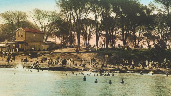 Little Coogee in Parramatta Park was a popular swimming spot in the 1940s. Picture: Parramatta Park and Western Sydney Parklands Trust.