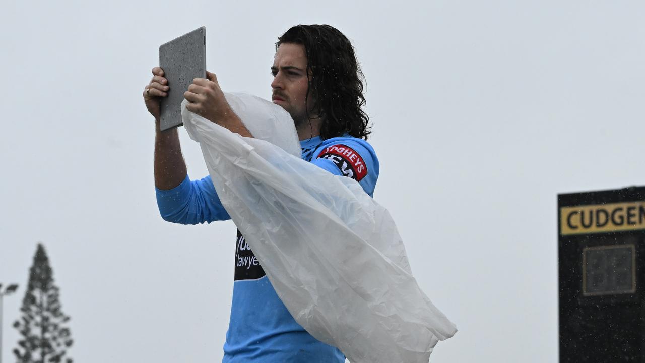 Liam Alexander, son of Penrith legend and Blues adviser, Greg, plays a role in the NSW preparations for State of Origin. Credit: NRL Images.